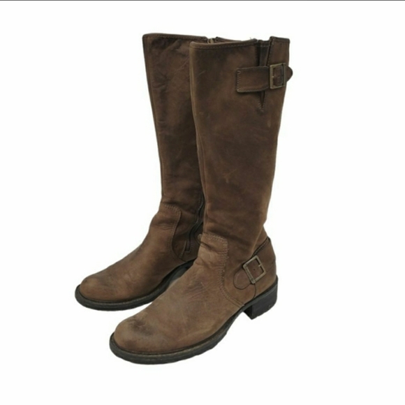 Timberland Lexiss Tall Nubuck Distressed Leather Waterproof Boots 8.5 - Picture 5 of 11